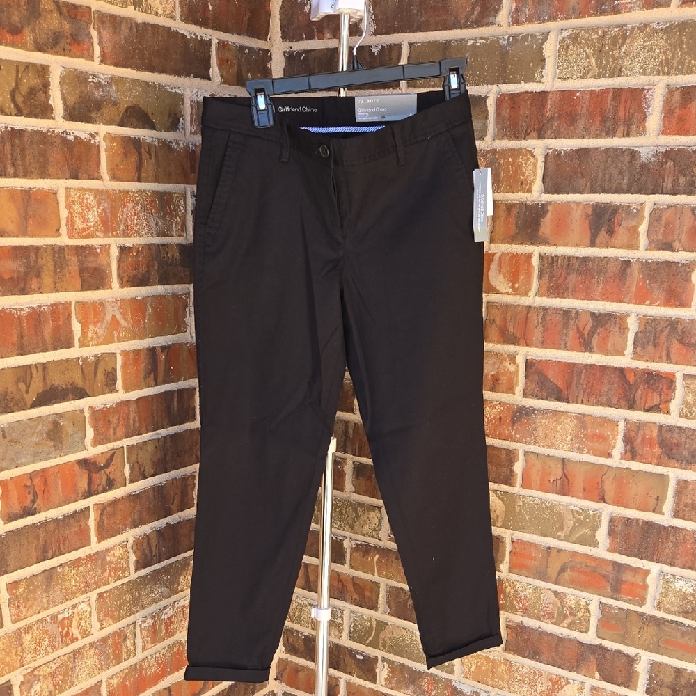 Talbots Women's Classic Black Cropped Pants